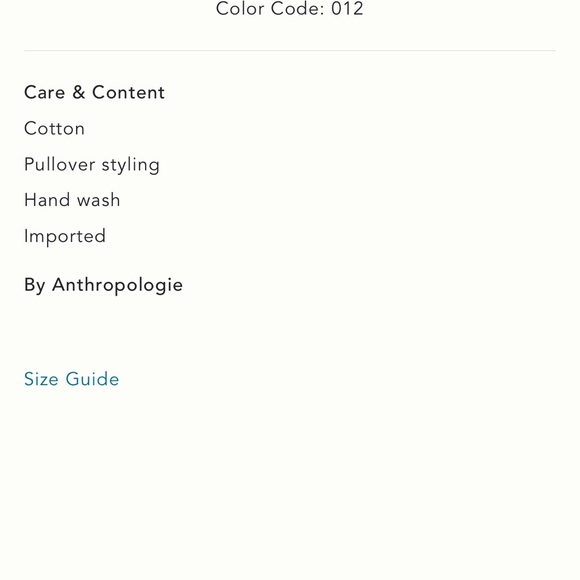 Anthropologie Floral Crop Top - Cream and Pink - Picture 6 of 7